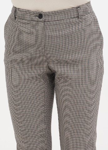 Комбинированные кэжуал демисезонные укороченные, зауженные брюки Fiorella Rubino