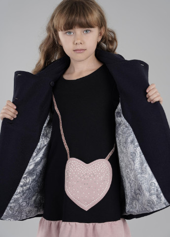 Темно-синее Классическое полупальто бушлат Sasha однотонное