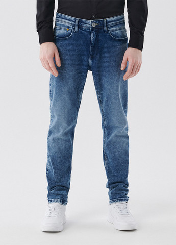 Синие демисезонные регюлар фит джинсы Cropp