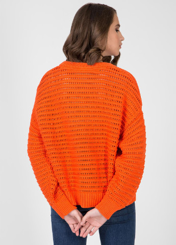 Оранжевый демисезонный свитер джемпер Tommy Hilfiger
