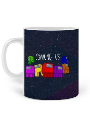 Кружка Амонг Ас (Among Us) 330 мл горнятко керамічне (20259-2593) MobiPrint (219775992)