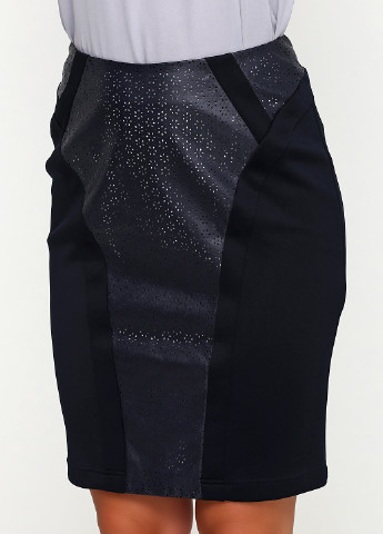 Темно-синяя кэжуал однотонная юбка PUBLIC&PRIVATE by Madame Cherie карандаш