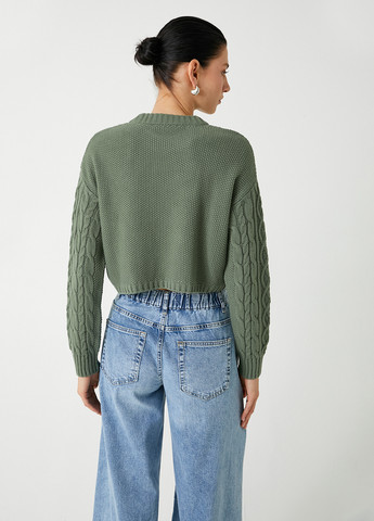 Пляшковий зелений демісезонний джемпер джемпер KOTON