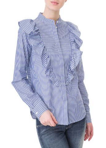 Синяя блуза Oui