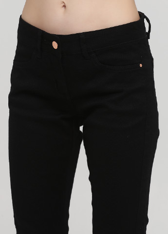 Черные кэжуал демисезонные зауженные брюки Kookai