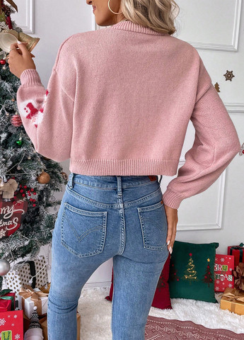 Кислотно-розовый демисезонный кардиган SHEIN