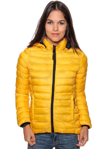 Жовта демісезонна куртка Geographical Norway