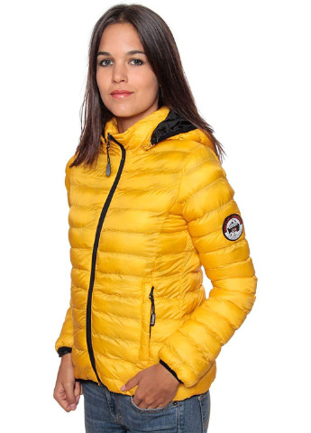 Жовта демісезонна куртка Geographical Norway