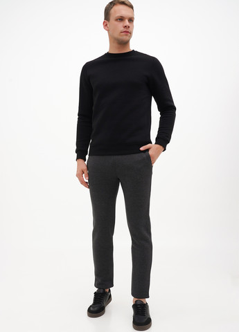 Темно-серые спортивные зимние прямые брюки BEKI