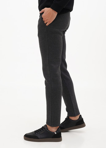 Темно-серые спортивные зимние прямые брюки BEKI