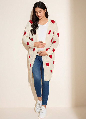 Бежевый демисезонный кардиган SHEIN