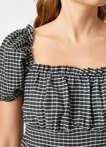 Чорно-біла блуза KOTON