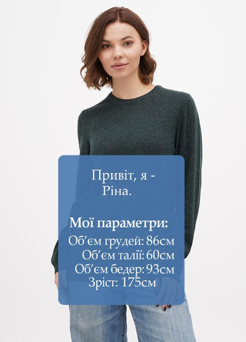 Зелений демісезонний джемпер джемпер Sassofono