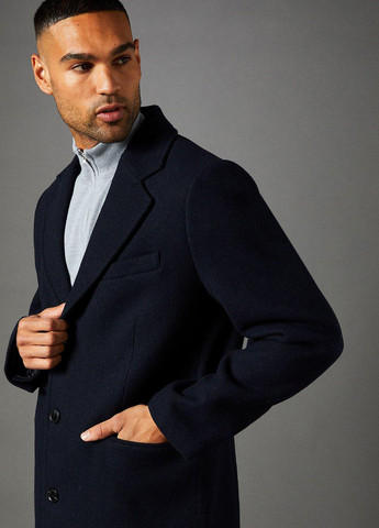 Темно-синє демісезонне Пальто однобортне Burton