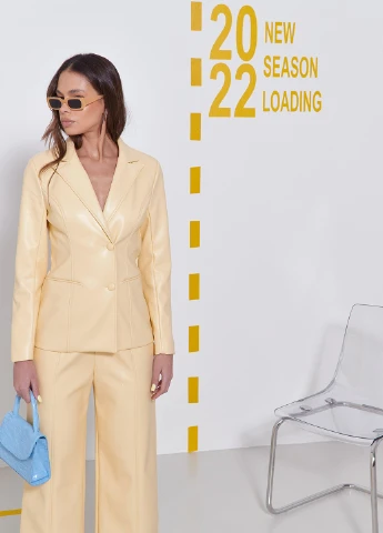 Светло-желтый женский жакет Missguided однотонный - демисезонный