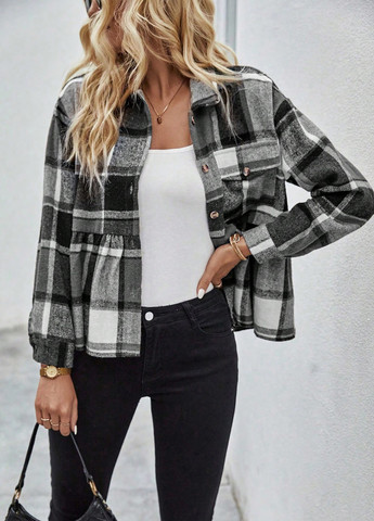 Куртка-рубашка SHEIN (329532809)