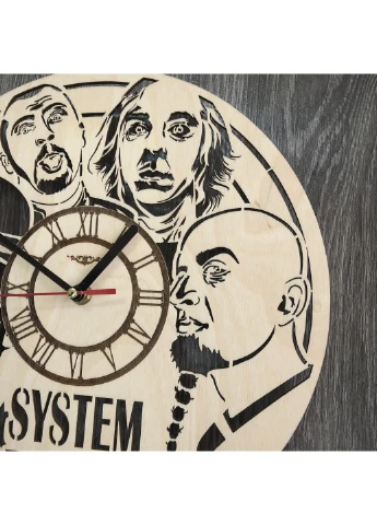 Концептуальные настенные часы в интерьер «System of a Down» 7Arts (253566441)