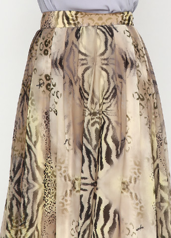 Оливковая (хаки) кэжуал юбка Sassofono