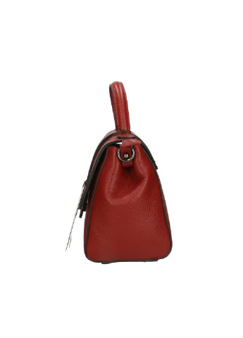 Сумка Italian Bags Деловая однотонная красная кэжуал