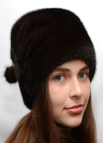 Зимова норкова шапка-кубанка Меховой Стиль оливия (229691486)