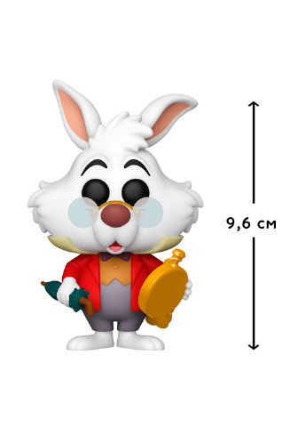 Ігрова фігурка Білий кролик з годинником, 9,6 см Funko (253483964)