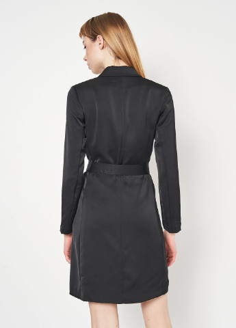 Черное кэжуал платье H&M однотонное