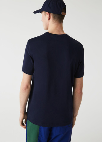 Темно-синяя футболка Lacoste