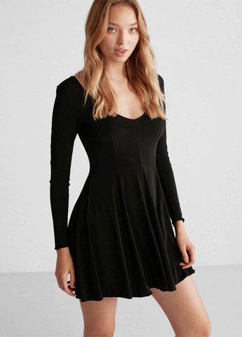 Чорна кежуал сукня кльош Grimelange однотонна