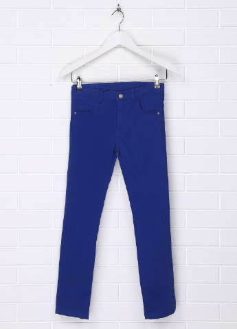 Синие демисезонные зауженные джинсы Мехх
