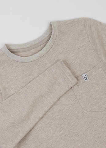 Бежевый демисезонный кэжуал лонгслив ArDoMi меланж