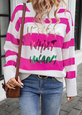 Комбинированный демисезонный джемпер джемпер SHEIN