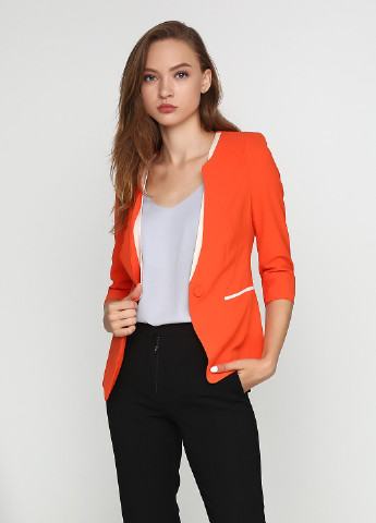 Оранжевый кэжуал пиджак Vero Moda - однотонный - демисезонный