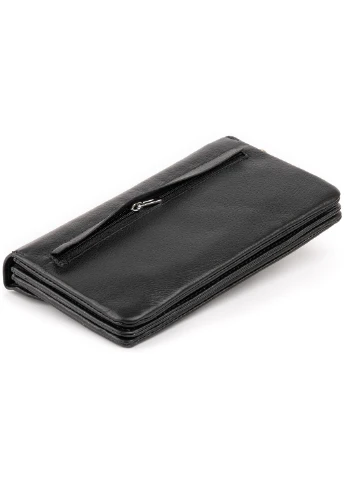 Жіночий шкіряний гаманець-клатч 19х9,5х2,5 см st leather (252414544)