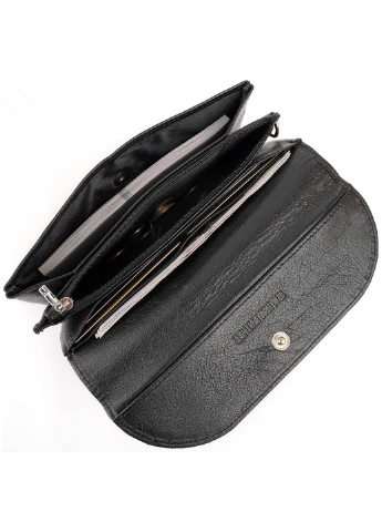 Жіночий шкіряний гаманець-клатч 19х9,5х2,5 см st leather (252414544)