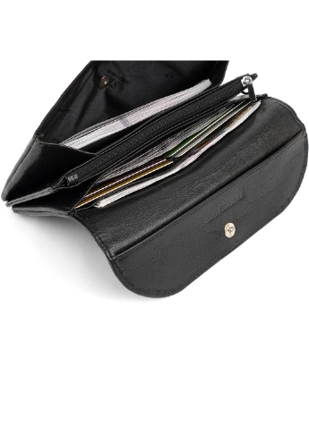 Жіночий шкіряний гаманець-клатч 19х9,5х2,5 см st leather (252414544)