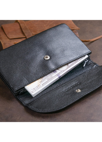 Жіночий шкіряний гаманець-клатч 19х9,5х2,5 см st leather (252414544)