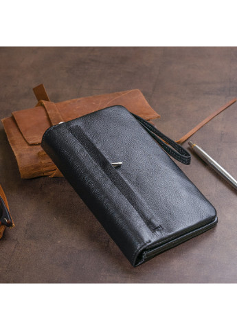 Жіночий шкіряний гаманець-клатч 19х9,5х2,5 см st leather (252414544)