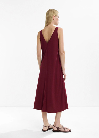 Вишнева кежуал сукня а-силует Parfois однотонна