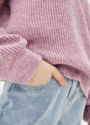 Пудровый демисезонный пуловер пуловер Sewel