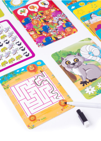 Гра настільна "Пиши та витирай. Зоопарк" VT5010-20 (укр) Vladi toys (255391262)