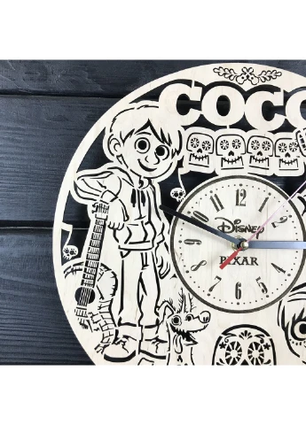 Дитячий настінний годинник з дерева «Коко» 7Arts (253567113)