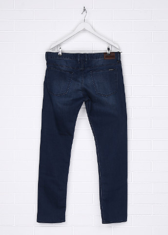 Темно-синие демисезонные прямые джинсы Pedro Del Hierro