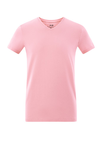 Светло-розовая футболка Oodji