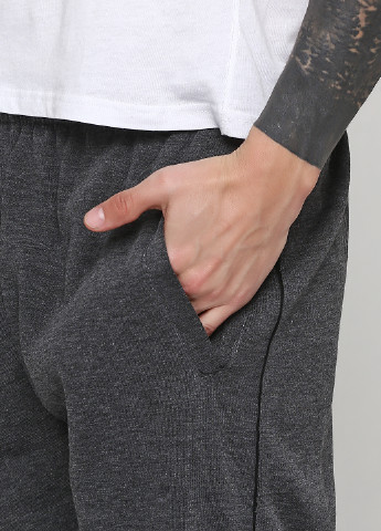 Темно-серые спортивные зимние прямые брюки Tovta
