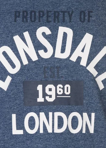 Сіро-синя футболка Lonsdale