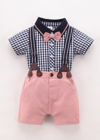 Комбинированный демисезонный комплект (боди, шорты) SHEIN