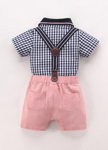 Комбинированный демисезонный комплект (боди, шорты) SHEIN