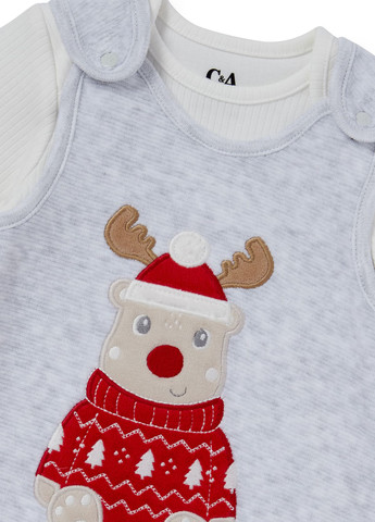 Комбінований демісезонний комплект (лонгслів, боди) C&A