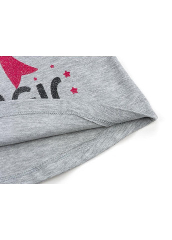 Серый демисезонный костюм десткий с бантиками (10527-74g-gray) Breeze