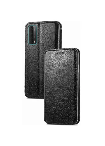 Шкіряний чохол книжка Mandala (PU) для Huawei P Smart (2021) / Y7a Чорний (is_00000041391_7) Getman (250500473)